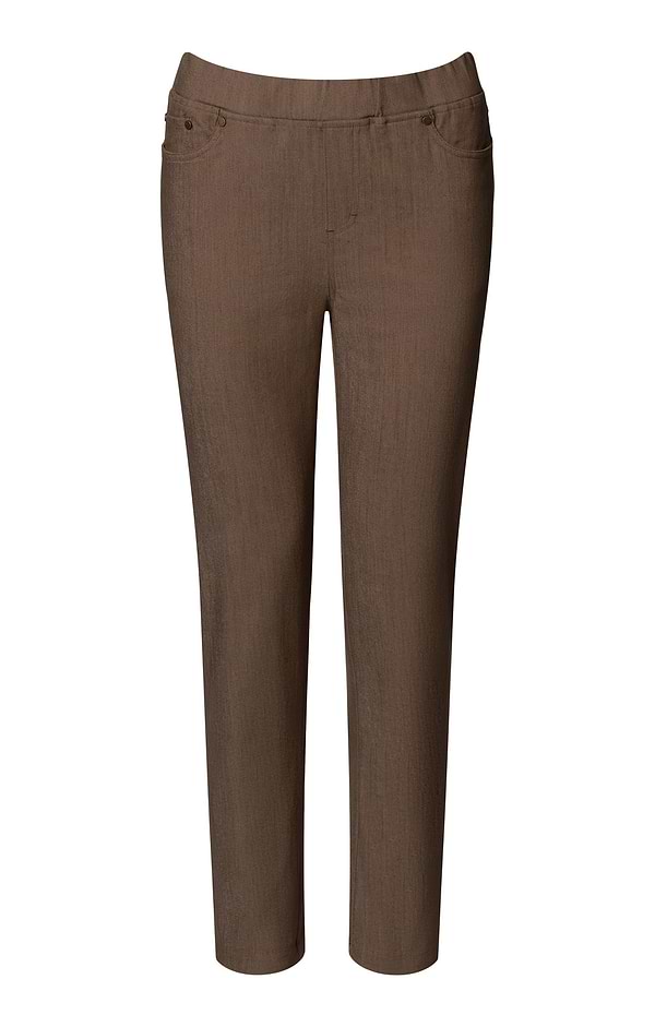 Ladies Denim Pull On Trousers