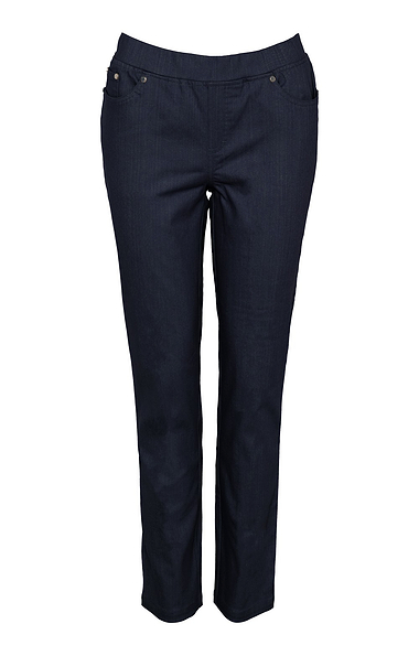 Ladies Denim Pull On Trousers