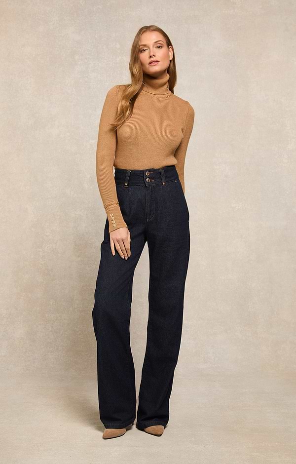 Ladies Holland Cooper High Waisted Straight Jeans