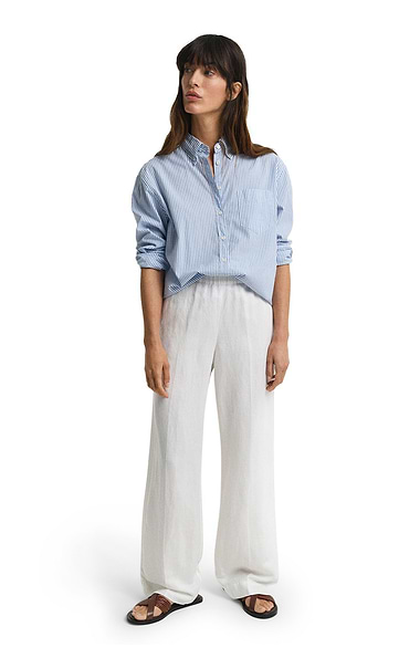 Ladies Gant Linen Blend Pull Ons