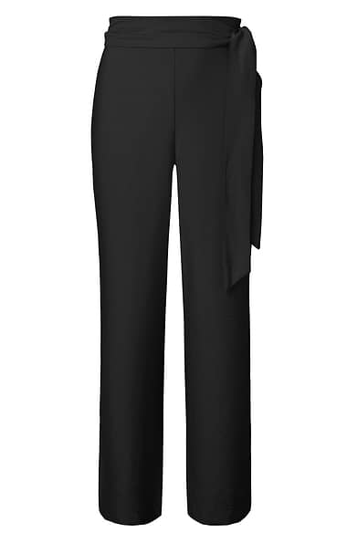 Ladies Tie Waist Wide Leg Summer Trousers