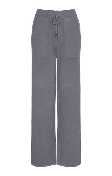 Ladies Wide Leg Knit Trousers