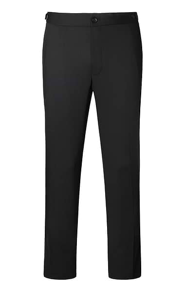 Men's Satin Stripe Dress Trousers