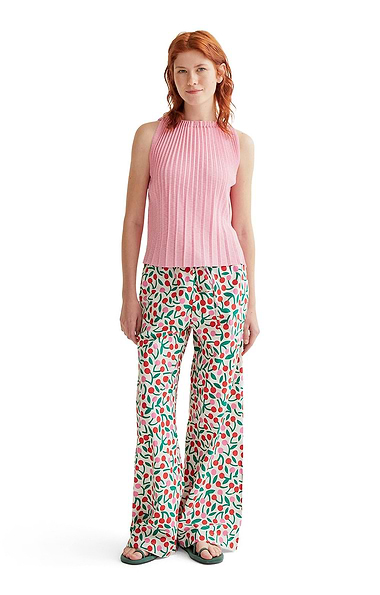 Ladies Compania Fantastica Cherry Print Trousers