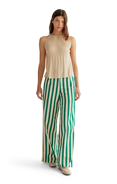 Ladies Compania Fantastica Stripe Tailored Trousers