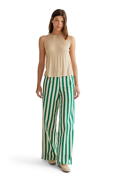 Ladies Compania Fantastica Stripe Tailored Trousers