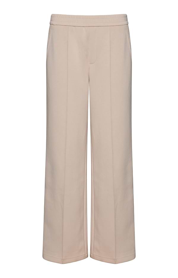 Ladies Oui Pull On Striped Trousers