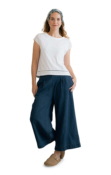 Ladies Lily & Me Cotton Linen Blend Trousers