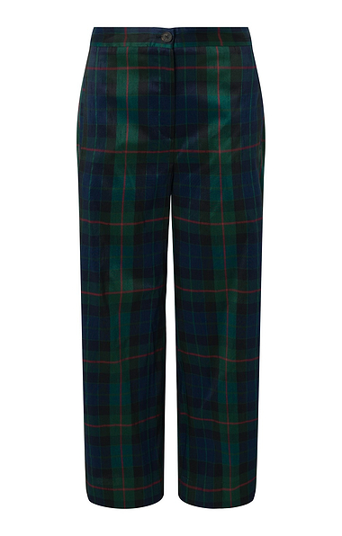 Ladies Cropped Taffeta Trousers