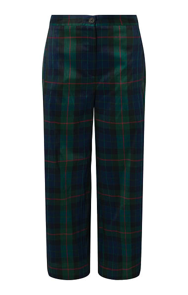 Ladies Cropped Taffeta Trousers