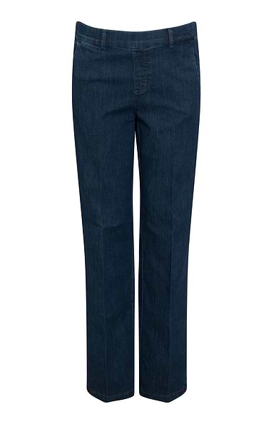 Ladies Anna Montana Straight Leg Pull On Jeans
