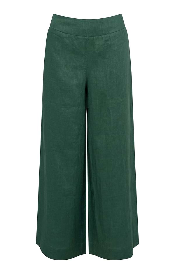 Ladies Foil Pull Together Linen Trousers