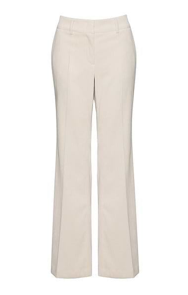 Ladies Cord Wide Leg Trousers