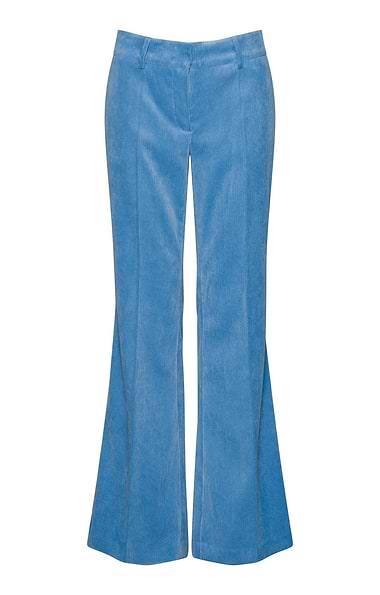 Ladies Cord Wide Leg Trousers