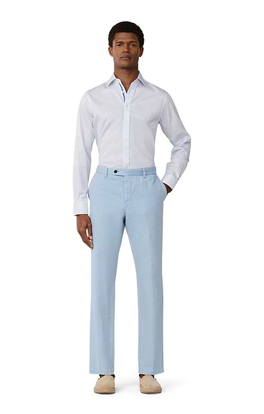 Men's Hackett London Cotton Linen Chinos