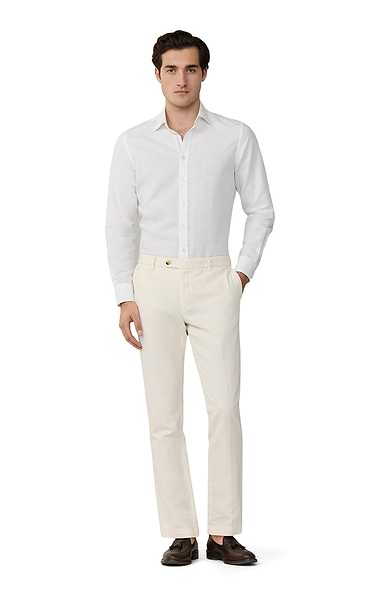 Men's Hackett London Cotton Linen Chinos