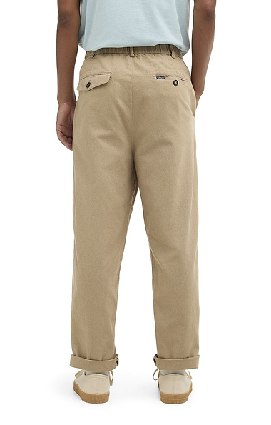 Men's Barbour Cotton Linen Relaxed Trouser