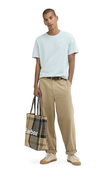 Men's Barbour Cotton Linen Relaxed Trouser