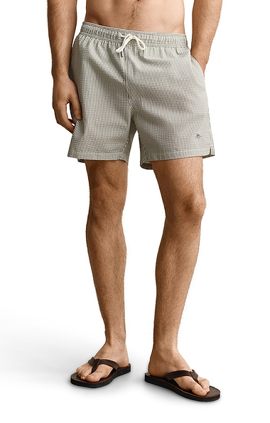Men's Gant Striped Seersucker Swim Shorts