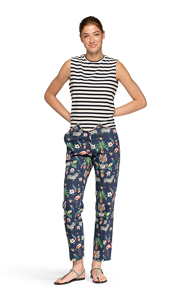 Ladies Vilagallo Cotton Jungle Trousers