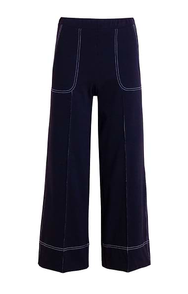 Ladies Vilagallo Pull On Contrast Stitch Culottes