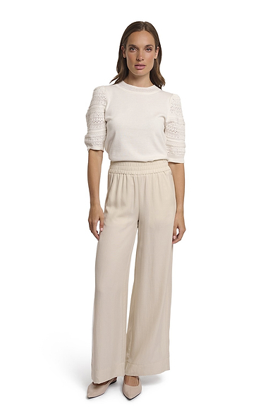 Ladies Rino & Pelle Linen Mix Relaxed Fit Trousers