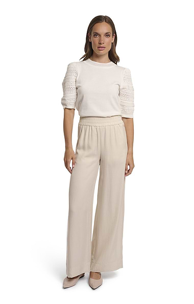 Ladies Rino & Pelle Linen Mix Relaxed Fit Trousers