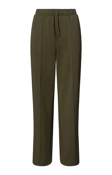 Ladies Soft Feel Wide Leg Trousers