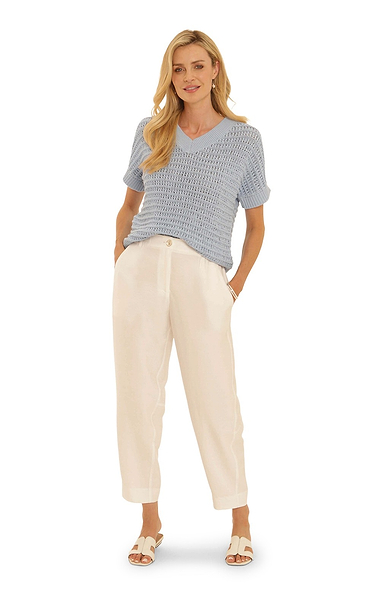 Ladies Pomodoro Barrel Leg Trousers