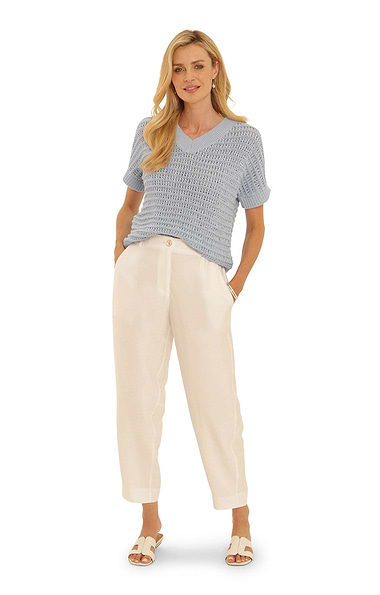 Ladies Pomodoro Barrel Leg Trousers