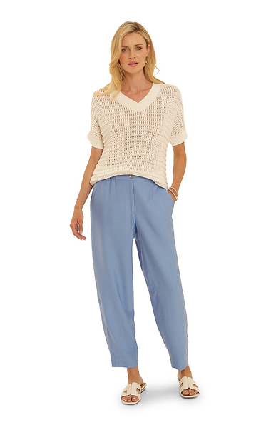 Ladies Pomodoro Barrel Leg Trousers