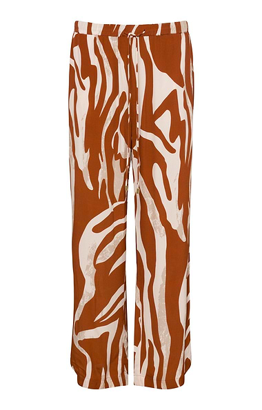 Ladies Pomodoro Zebra Print Trousers