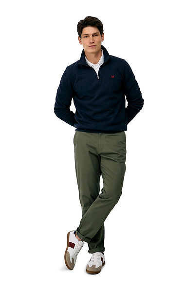 Men's Crew Clothing Straight Leg Chino Trousers
