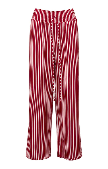 Ladies Yumi Stripe Relaxed Trouser