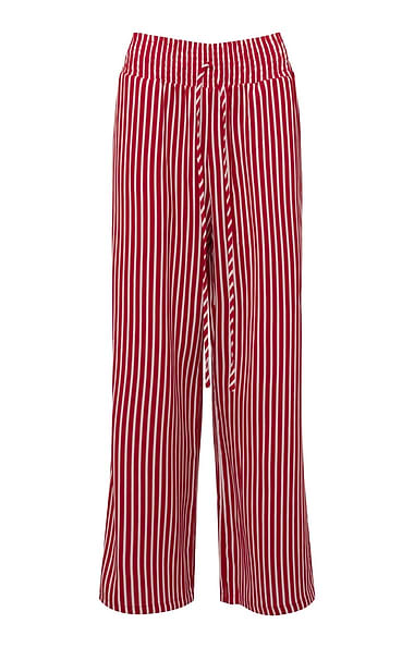 Ladies Yumi Stripe Relaxed Trouser