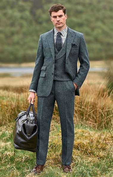 Men's Shetland Tweed Trousers