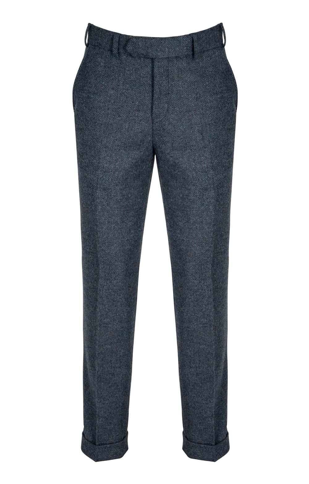 Men's Shetland Tweed Trousers, Multi - House of Bruar