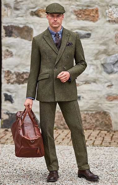Men's Shetland Tweed Trousers