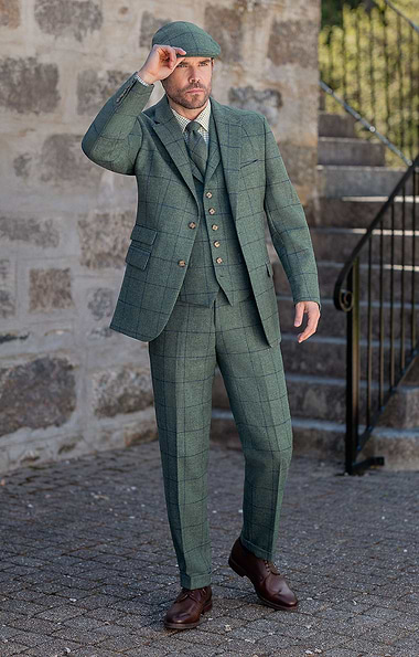 Men's Saxony Tweed Trousers