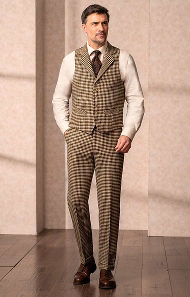 Men's Saxony Tweed Trousers