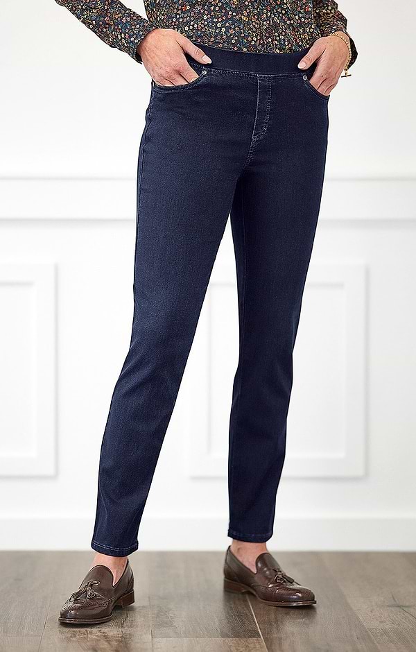 Ladies Anna Montana Denim Pull Ons