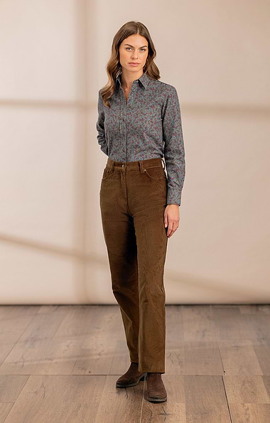 Ladies Cord Jeans