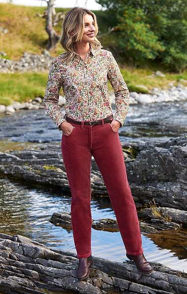 Ladies Cord Jeans