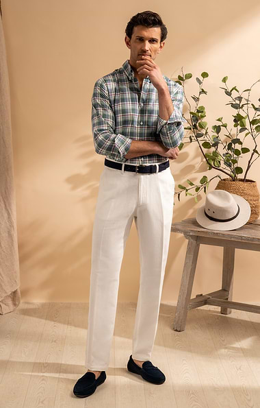 Men's Cotton Linen Trousers