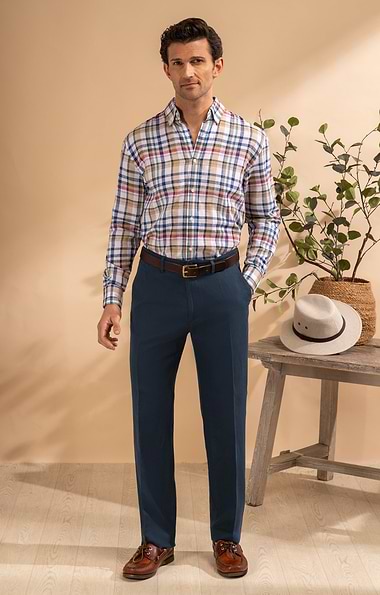 Men's Cotton Linen Trousers