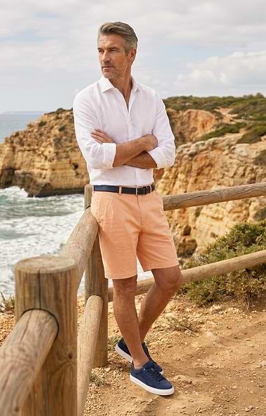 Men's Cotton Linen Shorts