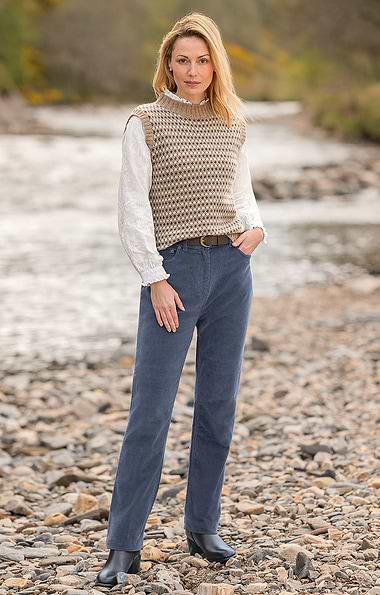 Ladies Needlecord Jeans
