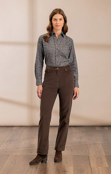 Ladies Needlecord Jeans