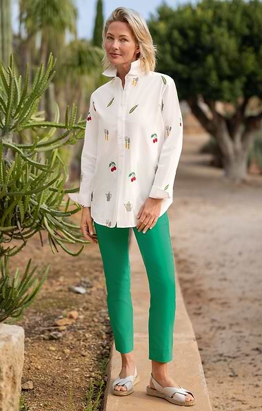 Ladies Bruar-exclusive 7/8 Bengaline Trousers
