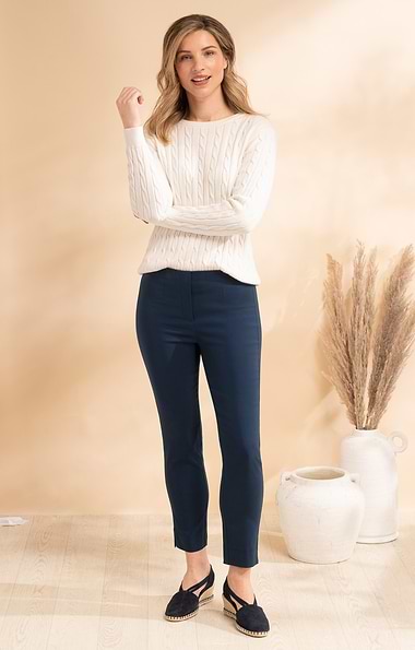 Ladies Bruar-exclusive 7/8 Bengaline Trousers